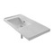 Rectangular White Ceramic Drop In or Wall Mounted Bathroom Sink